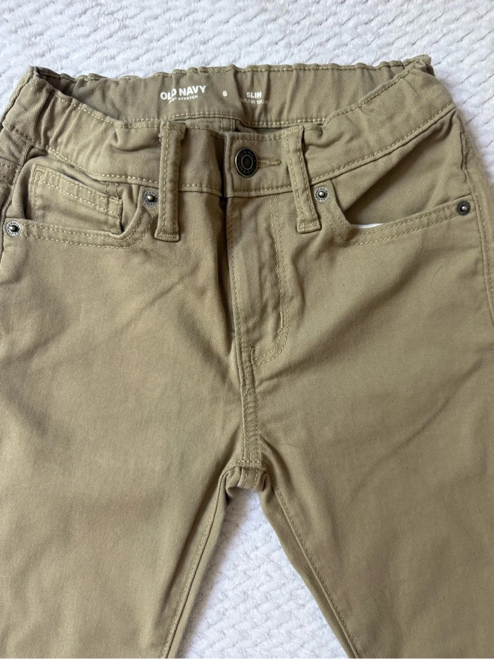Old Navy Boys Khaki Slim Pants